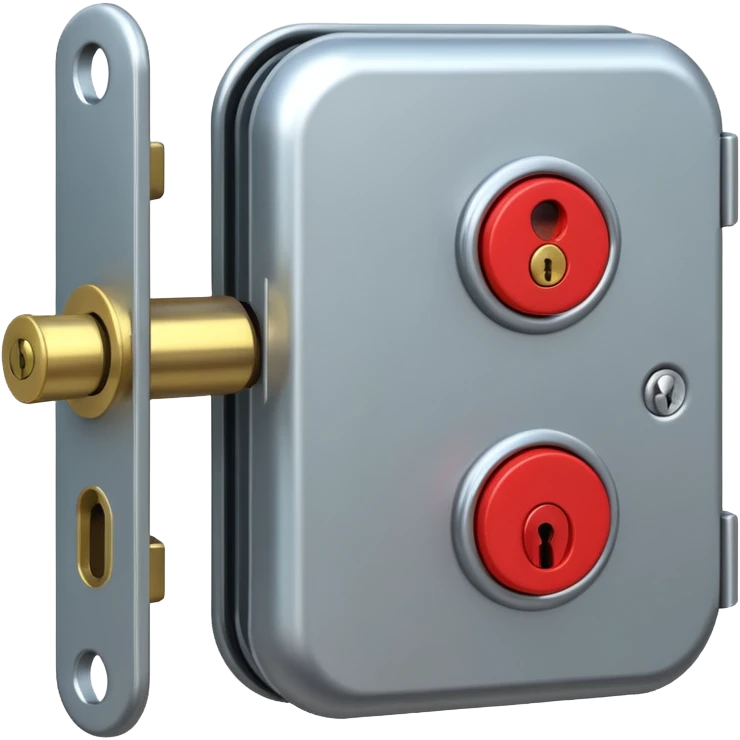 Steeldoor lock emoji
