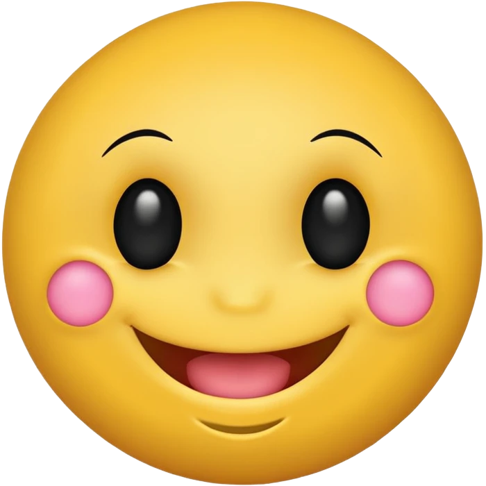 Smiley qui sourit avec des cœur noir emoji