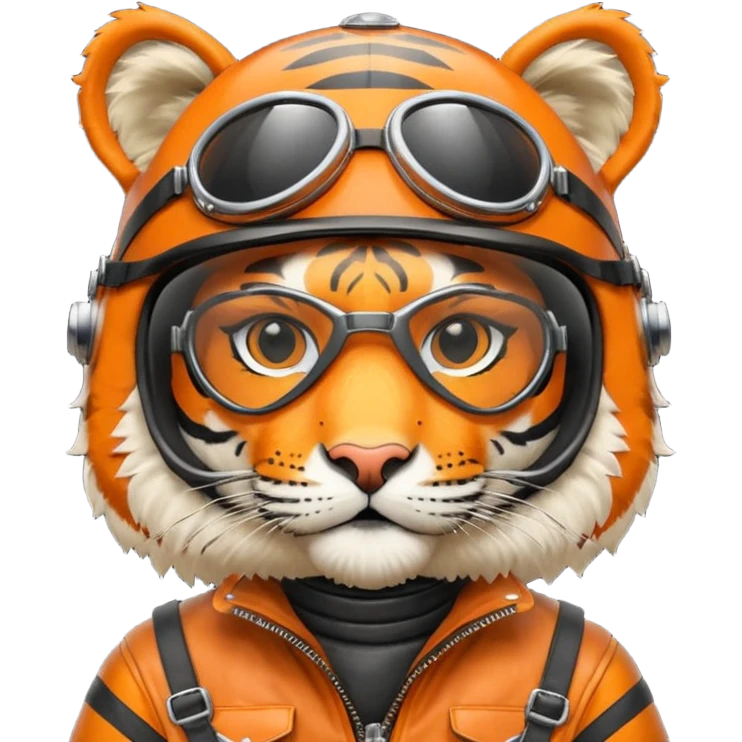 tiger pilot emoji