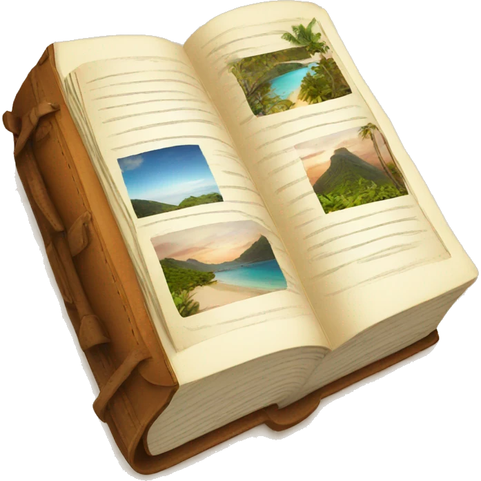Travel book emoji