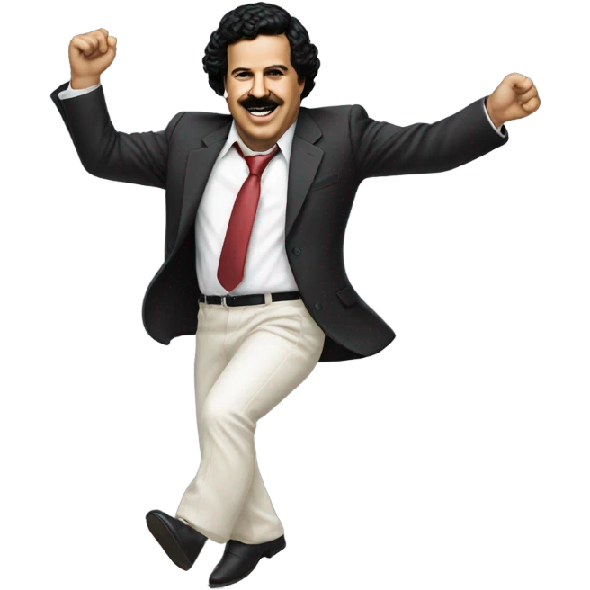 PABLO ESCOBAR DANCING IN A SUIT emoji