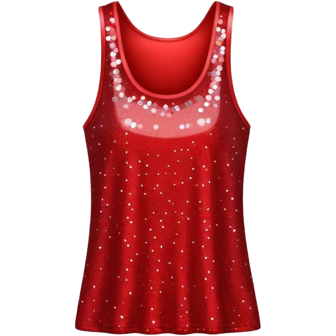 red glitter tank emoji