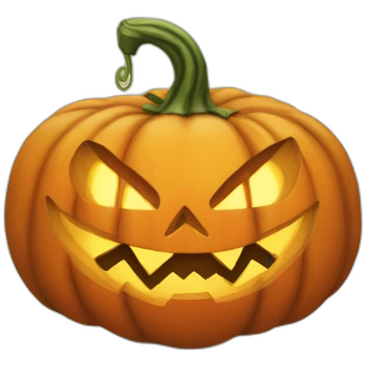 jack-o'-lantern from turnip emoji