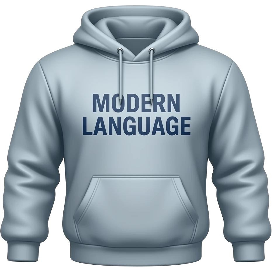 hoodie say modern language sweatsuit emoji
