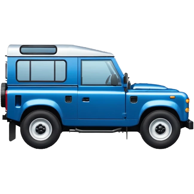 blue land rover side view emoji