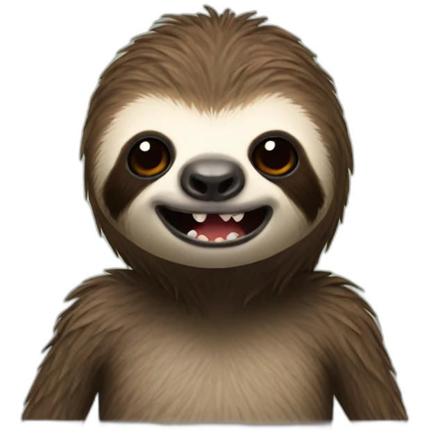 Killer sloth emoji