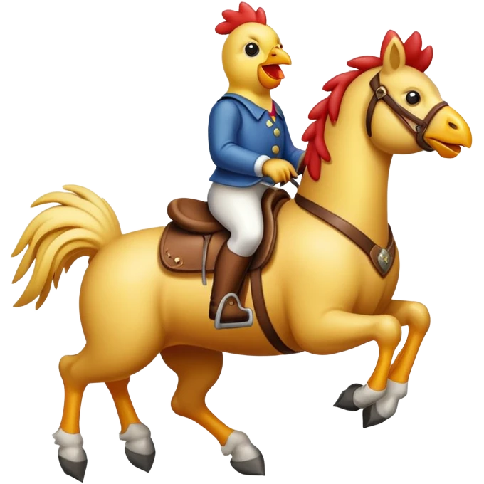 chicken jockey emoji
