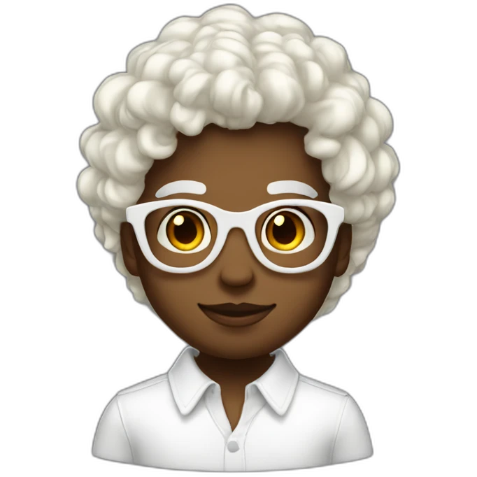 Garcon blanc cheuveux boucles emoji