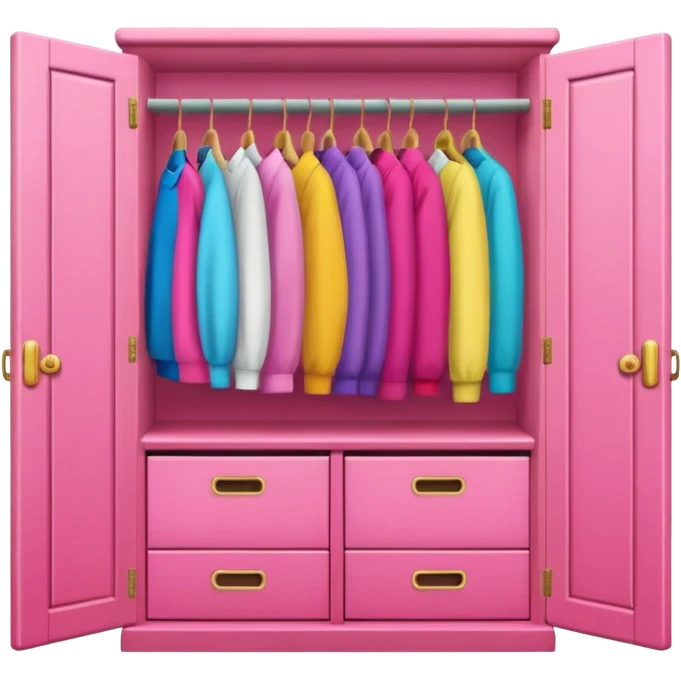 Pink closet emoji