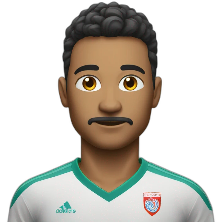 Maillot de foot avec écrit Aidann emoji
