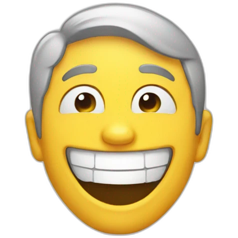 Laughing man emoji