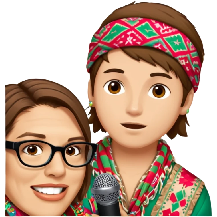 Colorful Singer emoji