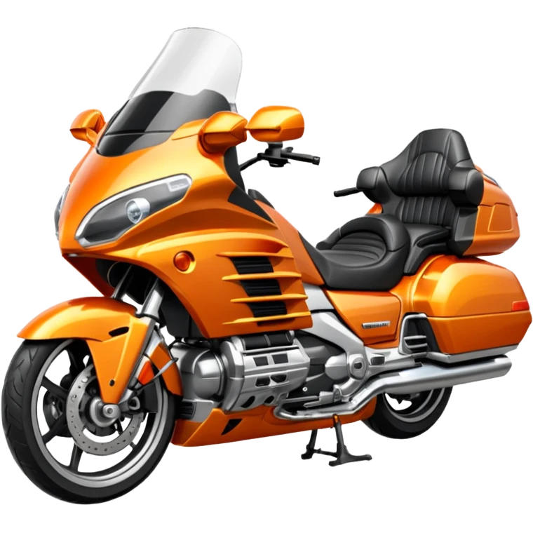 Orange goldwing Motorcycle emoji