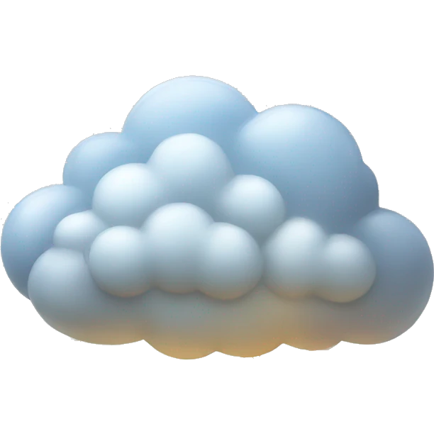 pixel cloud emoji