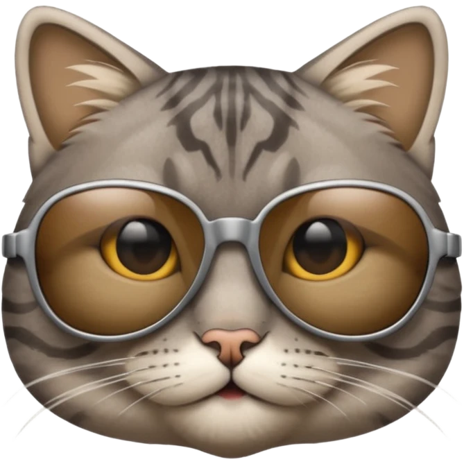 Cat wearing sunglasses emoji