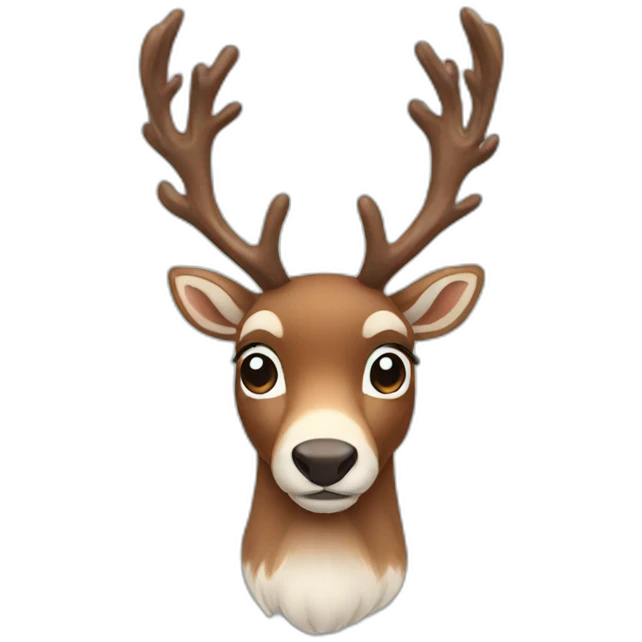 reindeer  emoji