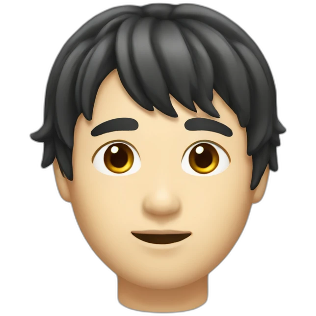 japanese-man-with-black-wavy-hair-bangs emoji