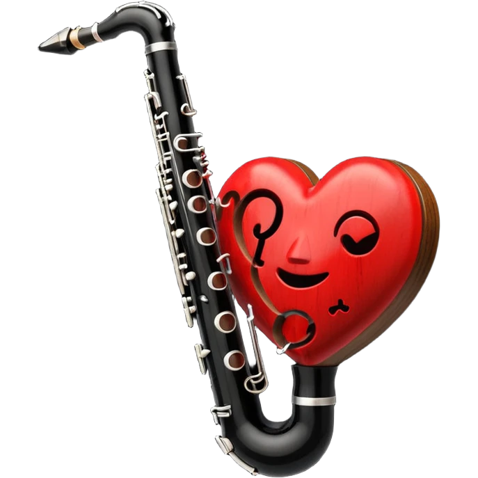 clarinet heart emoji