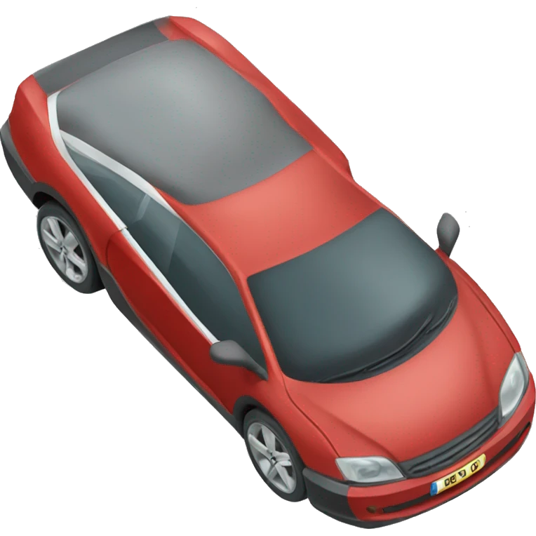 Coche deportivo rojo emoji