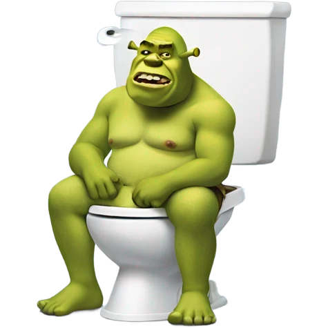 shrek in toilet emoji