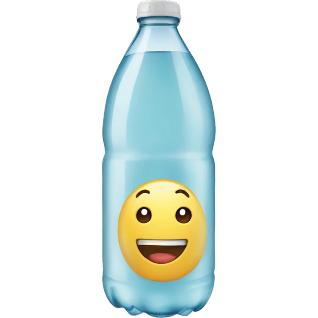 Botella de agua emoji