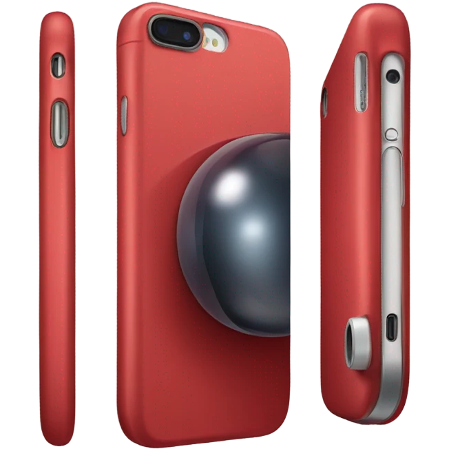 red iPhone emoji