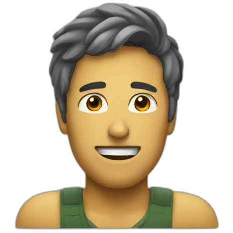 un con qui plie emoji