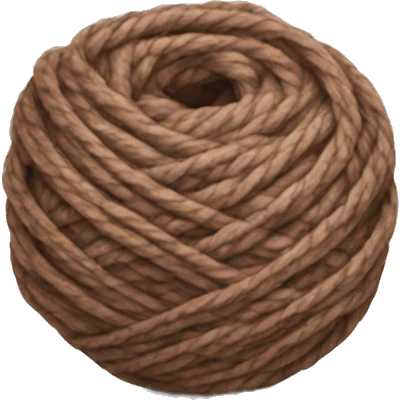 Yarn brown emoji