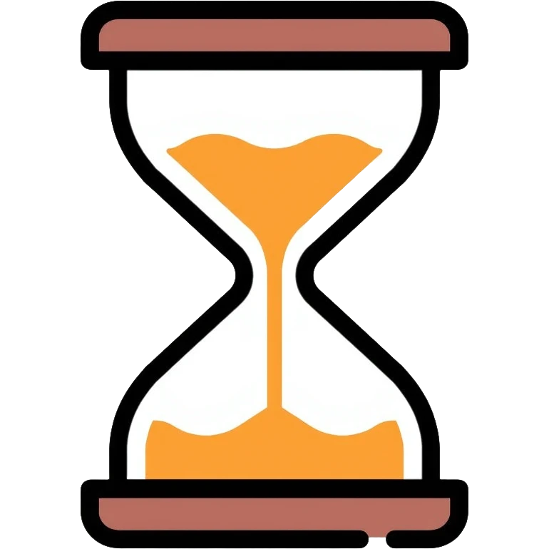 hourglass with flowing sand emoji