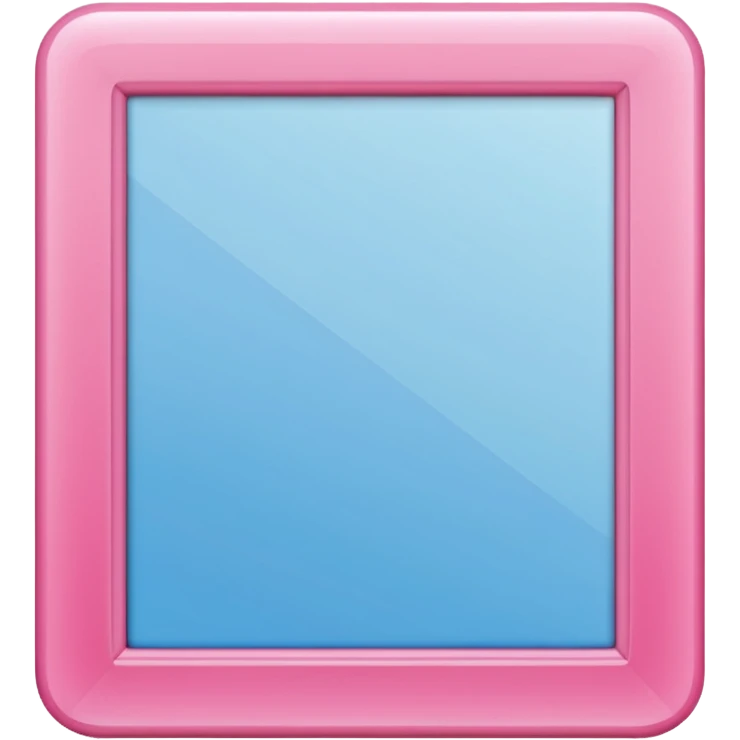 pink picture frame emoji