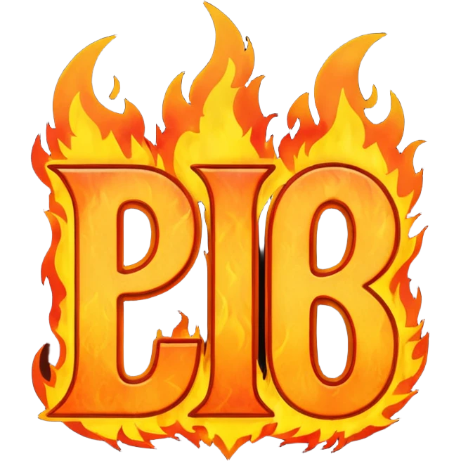 Can you make a banner that says PYRO in gothic letters, the letters should also be on fire  emoji