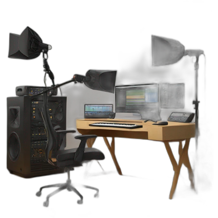home studio video setup emoji