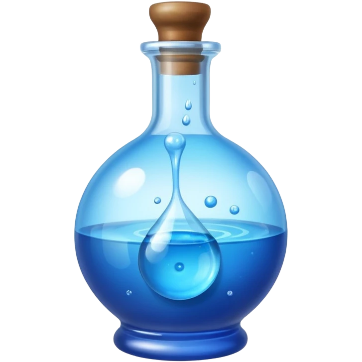 magic potion blue, ball dial emoji