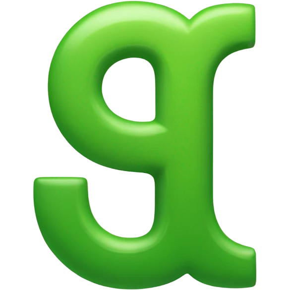 green G emoji