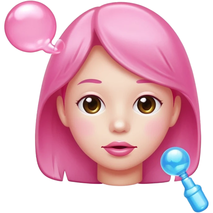person gum bubble emoji