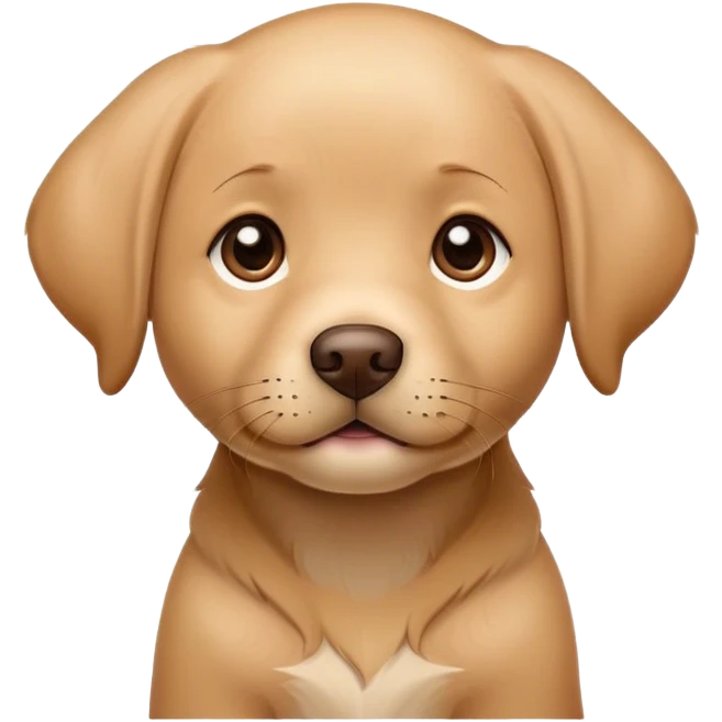 cute labrador puppy emoji