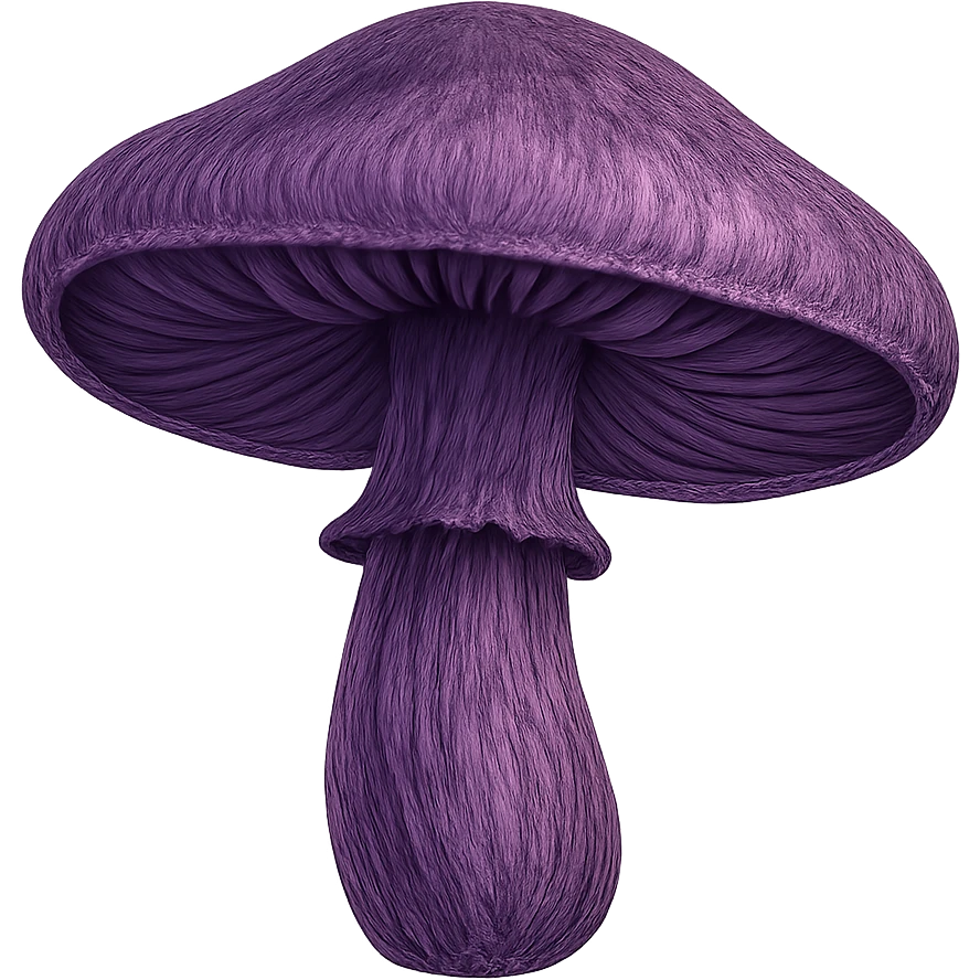 purple mushroom emoji