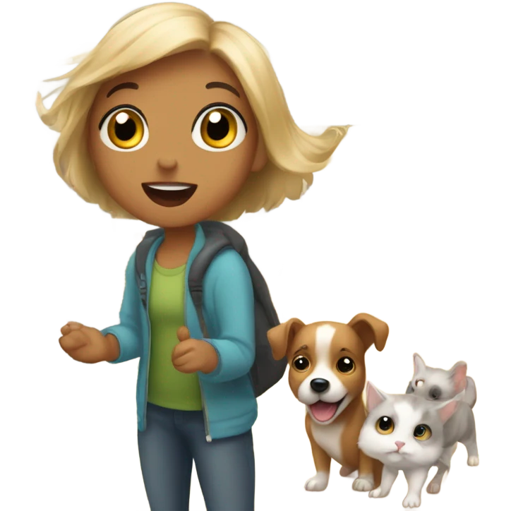 going to pet store   emoji
