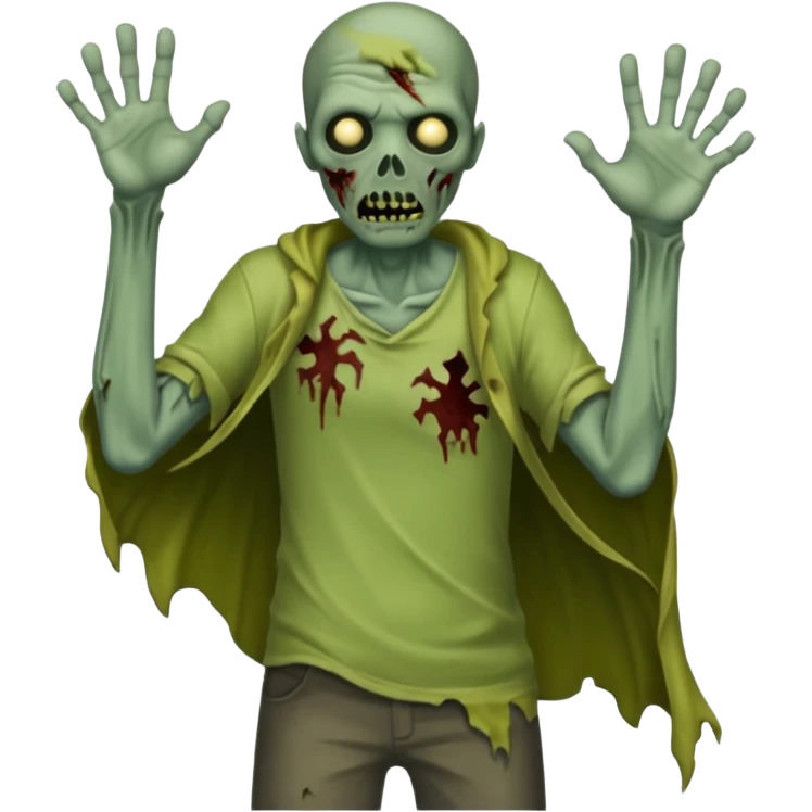 zombie wave emoji