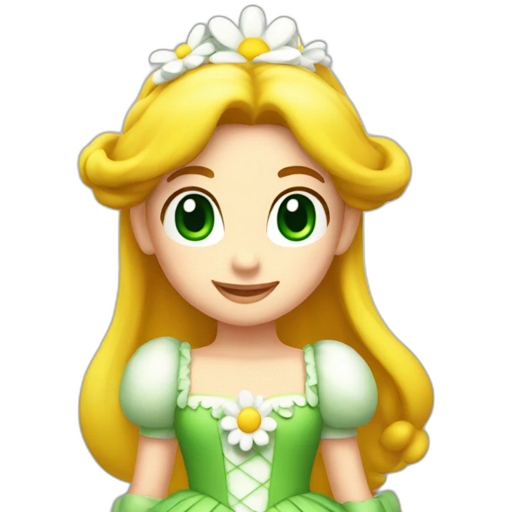 Daisy princesse dans mario emoji