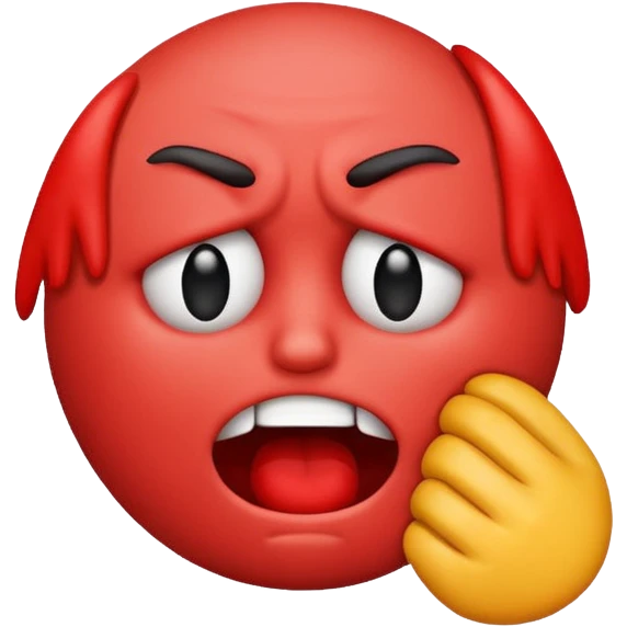 make an emoji chocking himself emoji