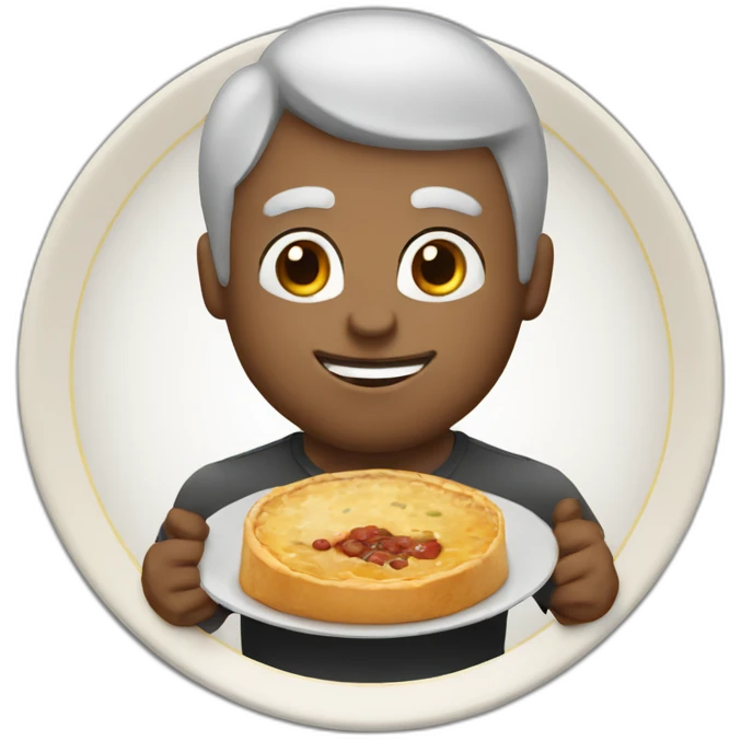 do ramon with a thank you plate emoji