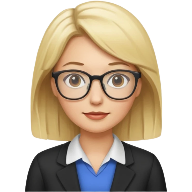 blond female teacher emoji