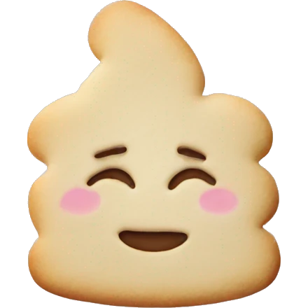 Sugar cookie emoji