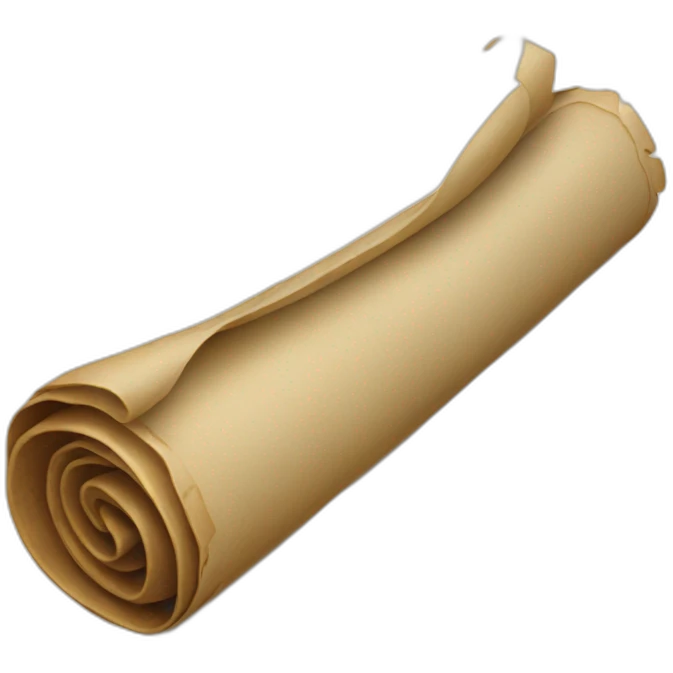 unrolled scroll emoji