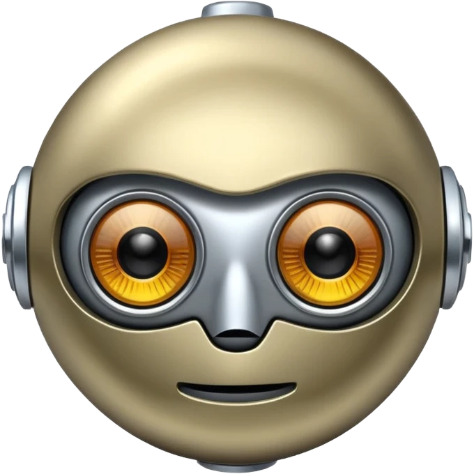 round one eye robot emoji