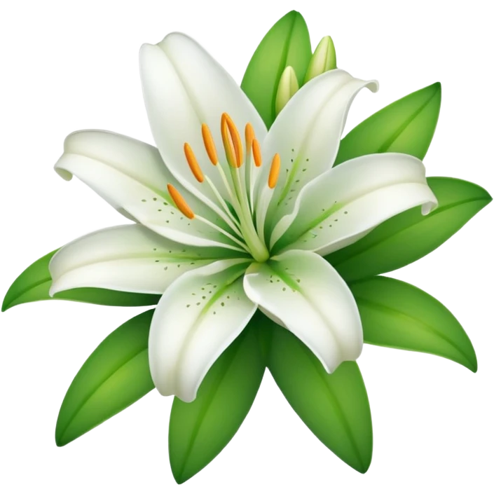Lily flower emoji