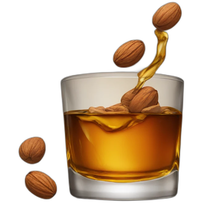 whisky-with-nuts emoji