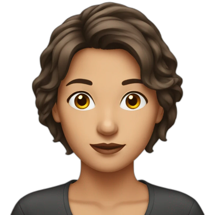 Woman brune emoji