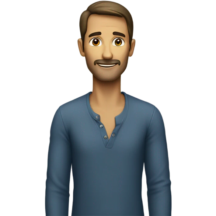 very very long necked man emoji